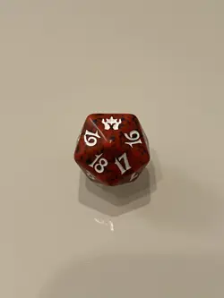 MTG Fifth Dawn Spindown Life Counter Red - Image 1