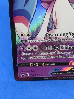 Dark Sylveon V SWSH134 SWSH: Sword & Shield Promo Cards Holo Pokemon Card TCG - Image 4