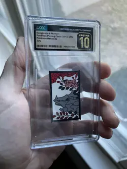 2013 Pokemon Hanafuda July / Exeggcute &Rhyhorn CGC Pristine 10 - Image 1