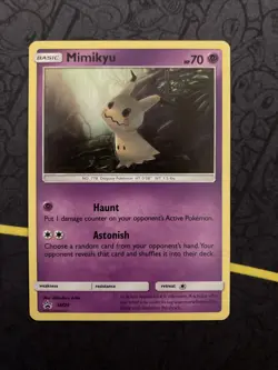 Pokemon TCG Mimikyu SM29 2017 Promo Holo - Image 1