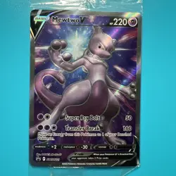 Mewtwo V SWSH229 - Pokemon GO ETB Sealed Black Star Promo - Pokemon TCG (NM) - Image 1