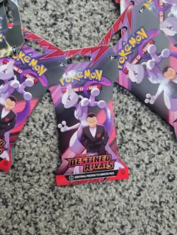Pokemon Destined Rivals, Paradox Rift And Stellar Crown Unopened Pack Lot Of 9 - Image 3