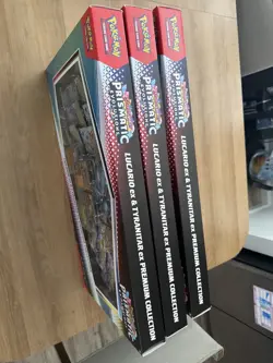 Prismatic Evolutions Lucario EX and Tyranitar EX Premium Collection - Image 4