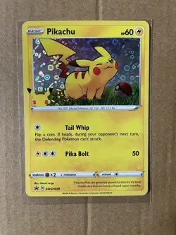 POKEMON PIKACHU GENERAL MILLS SWSH039 BLACK STAR PROMO HOLO 25TH ANNIVERSARY (B) - Image 1