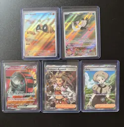 Pokemon TCG Full Art and Trainer Bundle x5 Scarlet and Violet base set - Image 1