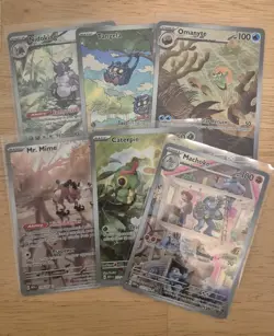 Pokemon 151 Illustration Rare Lot Of 6 - All NM/M Machoke 177 Nidoking 174 - Image 1