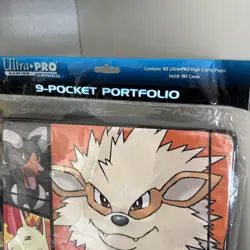 Pokemon 9 Pocket Portfolio Holds 90 cards, Ultra Pro, 2006 New and Sealed - Image 2