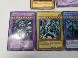 DAMAGED Lot Of Yu-Gi-Oh! Cards TCG rough condition blue eyes dragon ultimate - Image 2