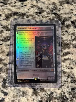 Summon: Bahamut FOIL FINAL FANTASY Magic The Gathering Card - Image 1