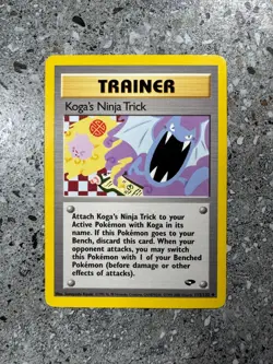 Pokemon TCG Cards Koga's Ninja Trick 115/132 Gym Challenge - Image 1