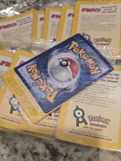 x 10 😻 Pokemon ENTEI Black Star Promo Card 34 * Holo * SEALED - Image 4