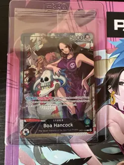 One Piece TCG Boa Hancock OP07-038 PSA Magazine Exclusive Promo Card + Magazine - Image 1