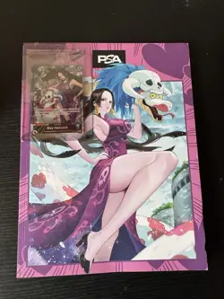 One Piece TCG Boa Hancock OP07-038 PSA Magazine Exclusive Promo Card + Magazine - Image 2