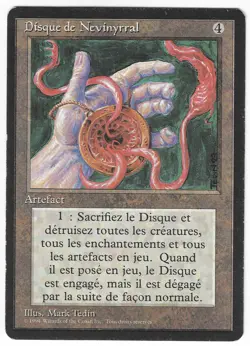 ►Magic-Style◄ MTG - Nevinyrral's Disk - French Revised FBB - Played - Image 1