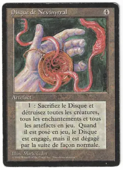 ►Magic-Style◄ MTG - Nevinyrral's Disk - French Revised FBB - Played - Image 1