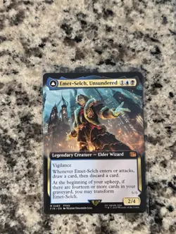 Mtg. Emet-Selch, Unsundered. Extended Art Non Foil Final Fantasy. - Image 1