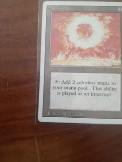 Sol Ring - Revised - Magic MTG - Lp 1994 - Image 5