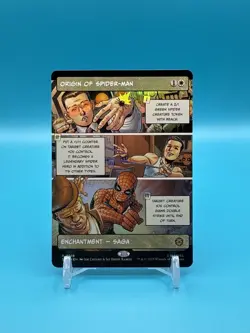 Origin Of Spider-Man (Borderless) - Marvel’s Spider-Man (SPM) - FOIL - NM - Image 1