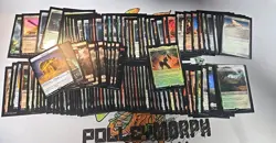 MTG x Final Fantasy 7 Limit Break Commander Deck Opened & Sleeved W. Deck Box - Image 1