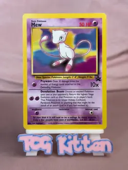 Mew 8 Pokemon League Black Star Promo 2000 English LP TCGKITTEN - Image 1