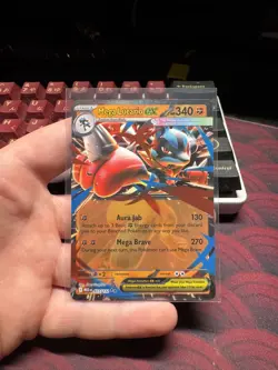 Mega Lucario EX 77/132 - Pokemon Mega Evolution TCG - Near Mint - Image 1