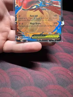 Mega Lucario EX 77/132 - Pokemon Mega Evolution TCG - Near Mint - Image 4