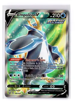 Empoleon V (Full Art) - 145/163 SWSH Battle Styles Ultra Rare - NM - POKEMON TCG - Image 1