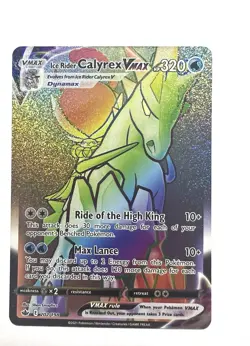 Ice Rider Calyrex VMAX - 202/198 - Pokemon Chilling Reign Sword Shield Secret NM - Image 4