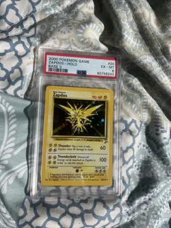 2000 Pokemon Game #20 Zapdos- Holo EX-MT Base II PSA 6 - Image 4