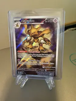 Alakazam Stamped Pokemon Center Promo Mega Evolution 009 NM - Image 1