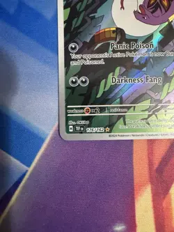 Pokemon TCG Arbok Illustration Rare 176/162 Sv05: Temporal Forces NM - Image 5