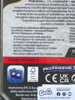 Pokemon GCC Lotto 3 Tin da Collezione Ita destino paldea card carte Italia - Image 4