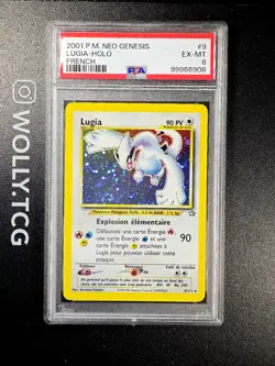 LUGIA PSA 6 STRONG neo Genesis FRENCH NM Pokemon Card Holo 9/111 BGS CGC - 2001 - Image 1