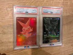 Pokemon Card Victini/Zekrom EX Black White Rare BLK 171/086 & 172/086 Black Bolt - Image 1