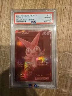 Pokemon Card Victini/Zekrom EX Black White Rare BLK 171/086 & 172/086 Black Bolt - Image 3