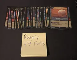 Disney Lorcana Card Lot With Roughly 47 Foils. Will Also Come With A Box - Image 1