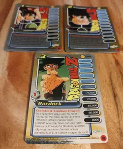 Dragon Ball Z Card Set of 3 BARDOCK Lvl 1-3 CP22 CP23 CP24 Promo Capsule Corp - Image 3
