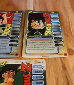 Dragon Ball Z Card Set of 3 BARDOCK Lvl 1-3 CP22 CP23 CP24 Promo Capsule Corp - Image 5