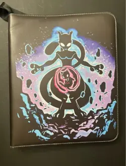 Pokemon Mew & Mew Two Trading Card Binder With Zipper - 50 Sheets, 900 Slots - Image 1