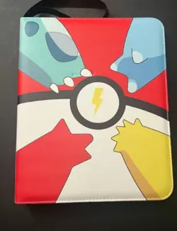 Pokemon First Gen Starters Trading Card Binder With Zipper TCG - 50 Sheets - Image 1