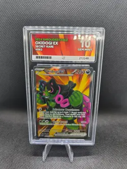 ACE 10 Pokemon Card Okidogi EX Shrouded Fable 082/064 - NOT PSA - Image 1