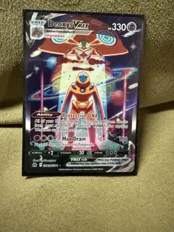 Pokemon Deoxys VMAX TCG Galarian Gallery Crown Zenith Card GG45/GG70 - Image 1