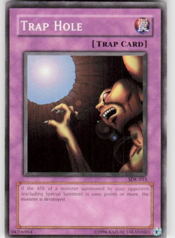 TRAP HOLE - Starter Deck: Kaiba SDK-033 COMMON YuGiOh TCG Card - Image 1