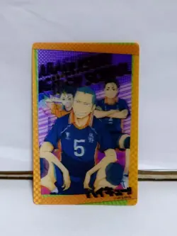 Haikyu Tanaka Ryunosuke Nishitani Yu Sawamura Daichi 3D Card - Image 1
