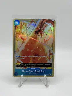 Gum-Gum Red Roc OP04-056 PRB-01 x4 full rarity Playset One Piece Card Game - Image 2