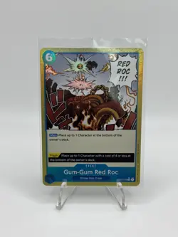 Gum-Gum Red Roc OP04-056 PRB-01 x4 full rarity Playset One Piece Card Game - Image 4