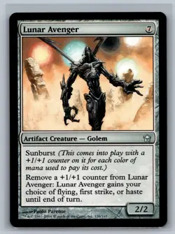 Magic The Gathering Fifth Dawn Lunar Avenger #136/165 MTG TCG CCG - Image 1