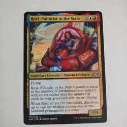 MTG Magic the Gathering Roxi, Publicist to the Stars (177/654) Unfinity NM - Image 1
