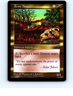 Army Ants Multi Uncommon Visions MTG NP Near Mint or Better - Image 1