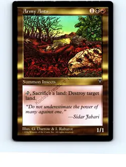 Army Ants Multi Uncommon Visions MTG NP LP Exc/Exc+ - Image 1